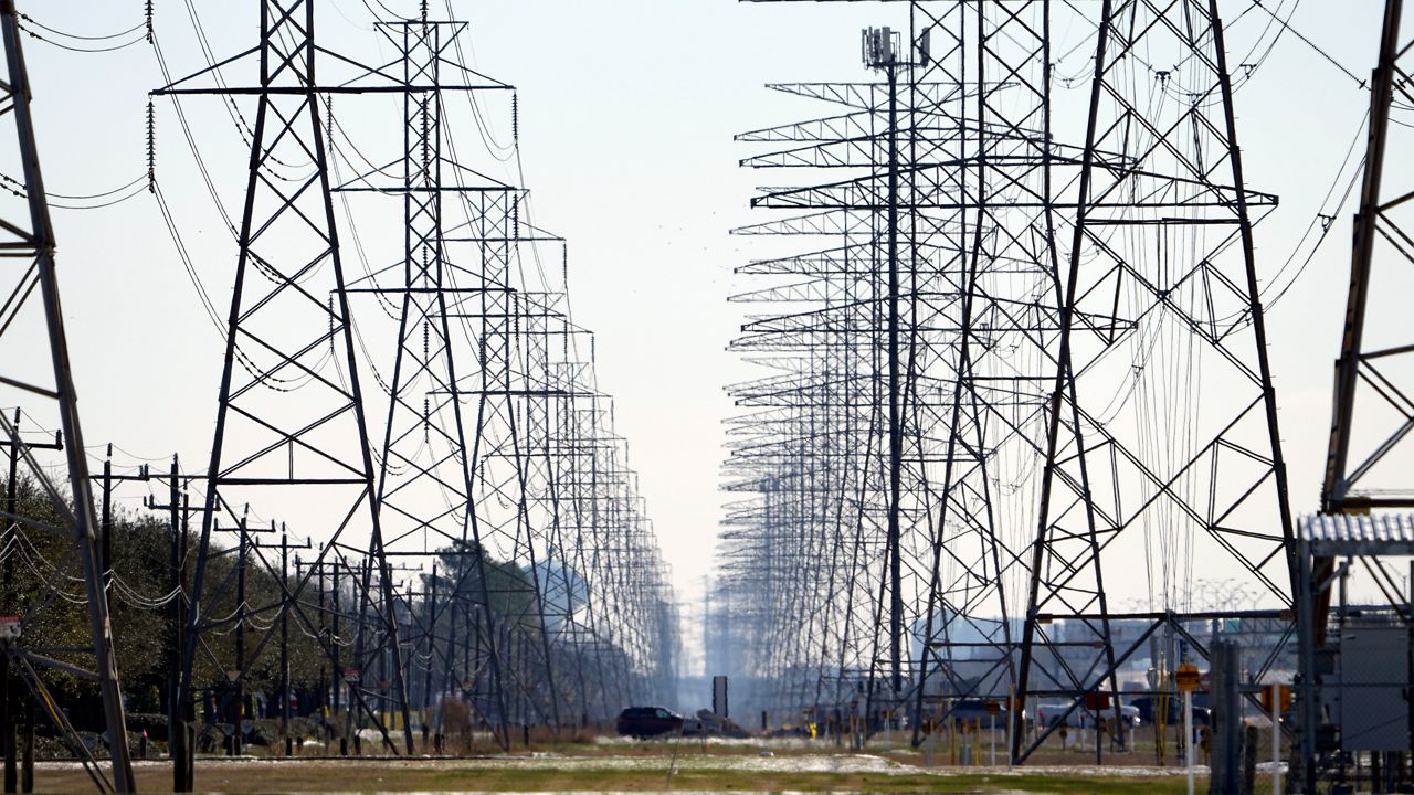 Texas grid infrastructure serving residential regions